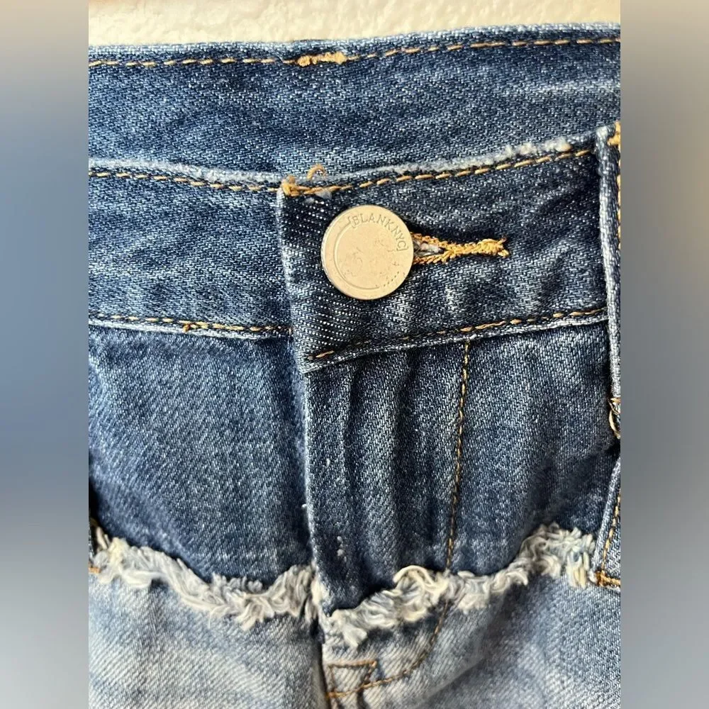 NWT Women’s Blank NYC The Essex Classic Cut-Off Jean Shorts Size 26 #225